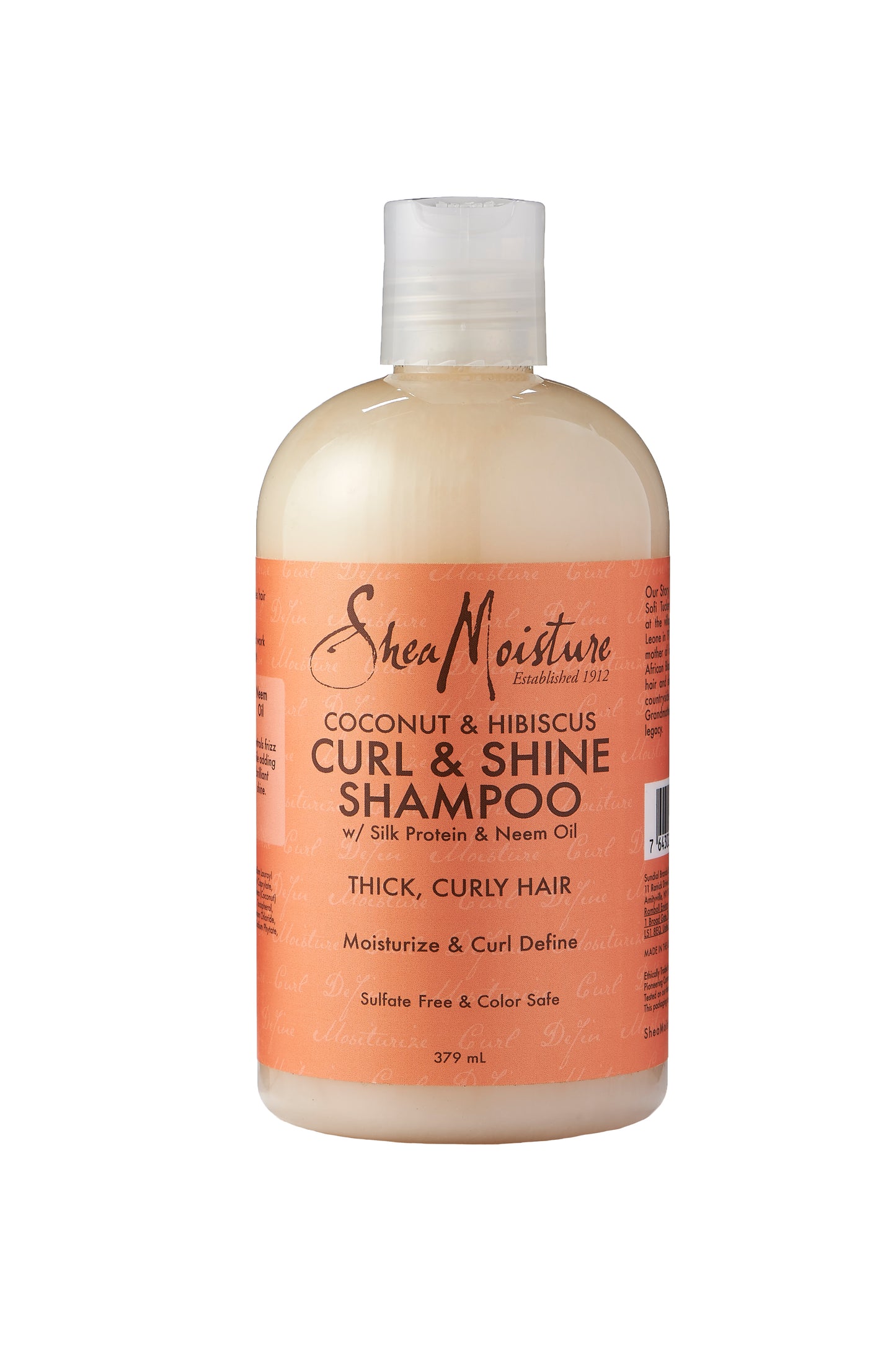 SheaMoisture Coconut and Hibiscus Curl & Shine Shampoo 379ml