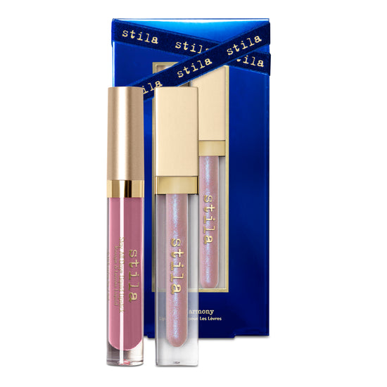 Load image into Gallery viewer, Stila Pink Harmony Liquid Lipstick &amp;amp; Lip Gloss Set

