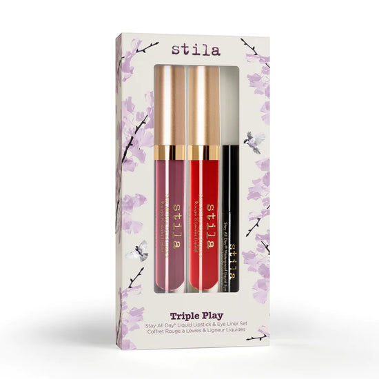 Stila Triple Play Stay All Day® Liquid Lipstick and Eye Liner Set