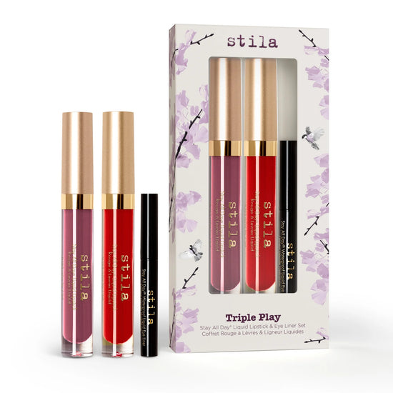 Stila Triple Play Stay All Day® Liquid Lipstick and Eye Liner Set