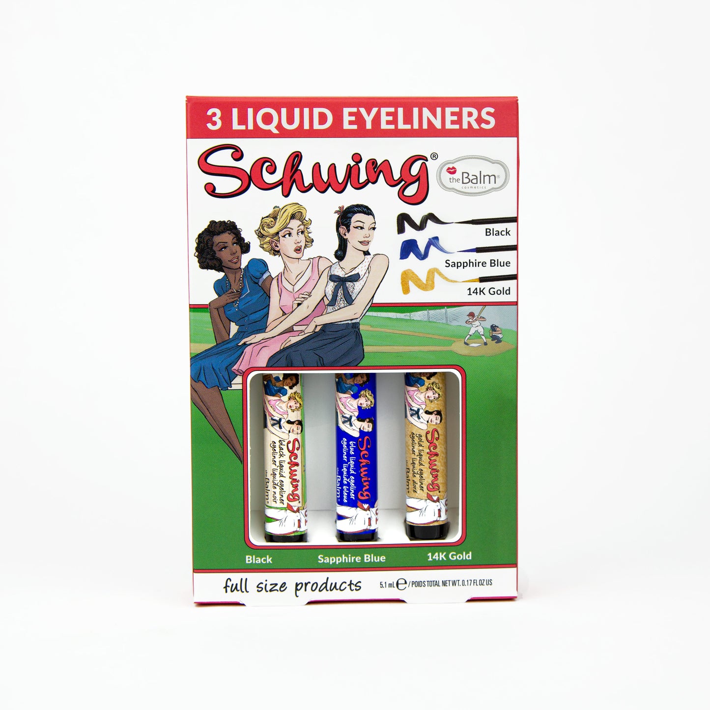 theBalm Cosmetics SCHWING® TRIO Liquid Eyeliner Gift Set