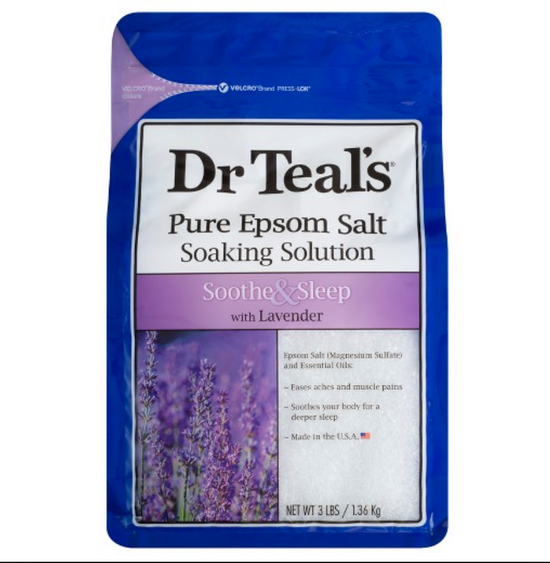 Dr Teal's Sooth and Sleep with Lavender Soaking Salt Solution, 1.36kg