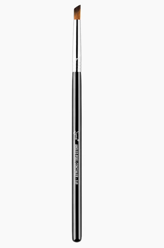 Sigma Beauty F69 Angled Pixel Concealer Brush - Black and Chrome