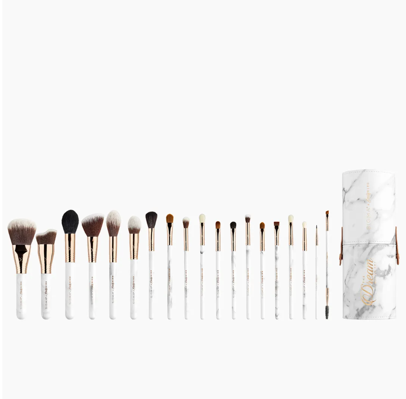 Sigma Beauty x Beautybird The Dream Brush Set - 19 Piece Brush Set and Brush Cup £274 value
