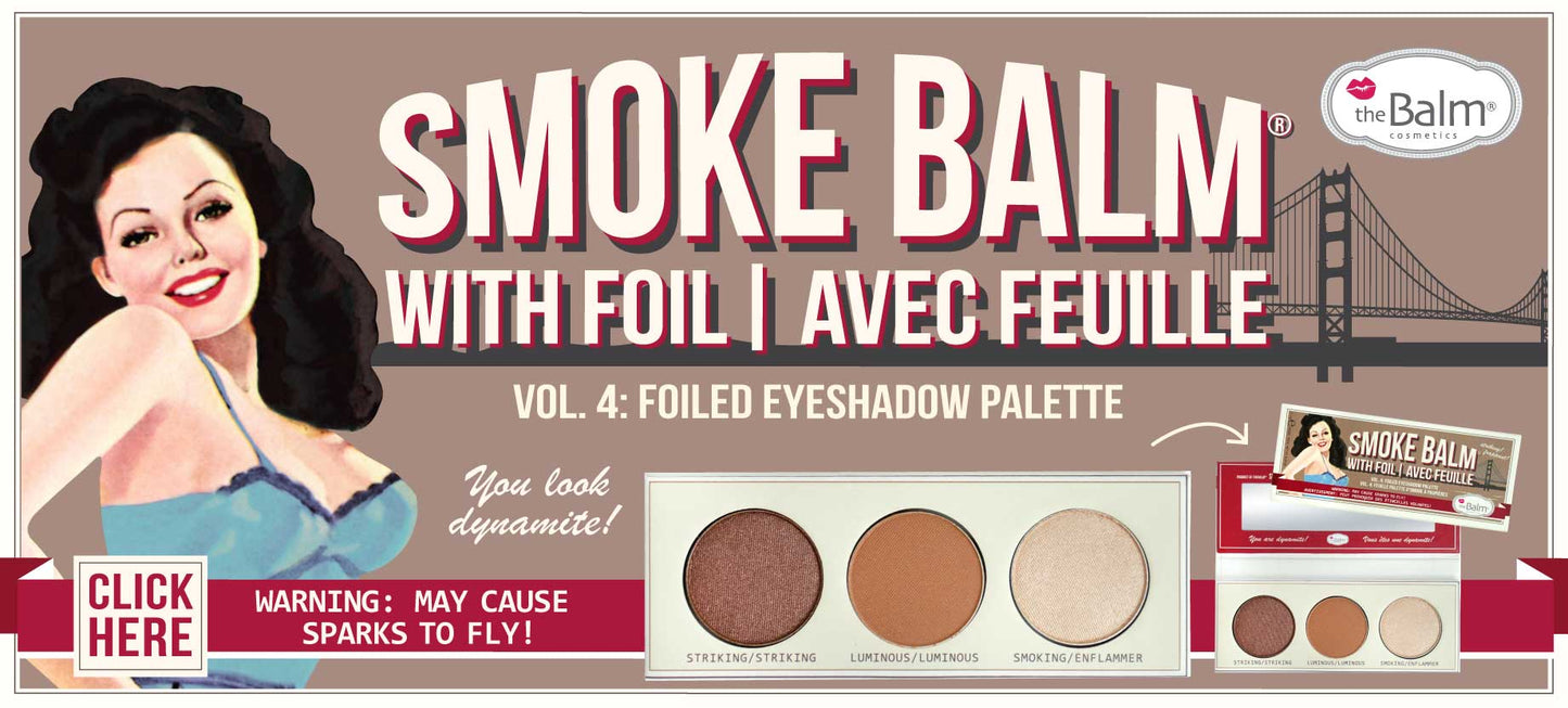 theBalm SMOKEBALM® Vol. 4 Foiled Eyeshadow Palette