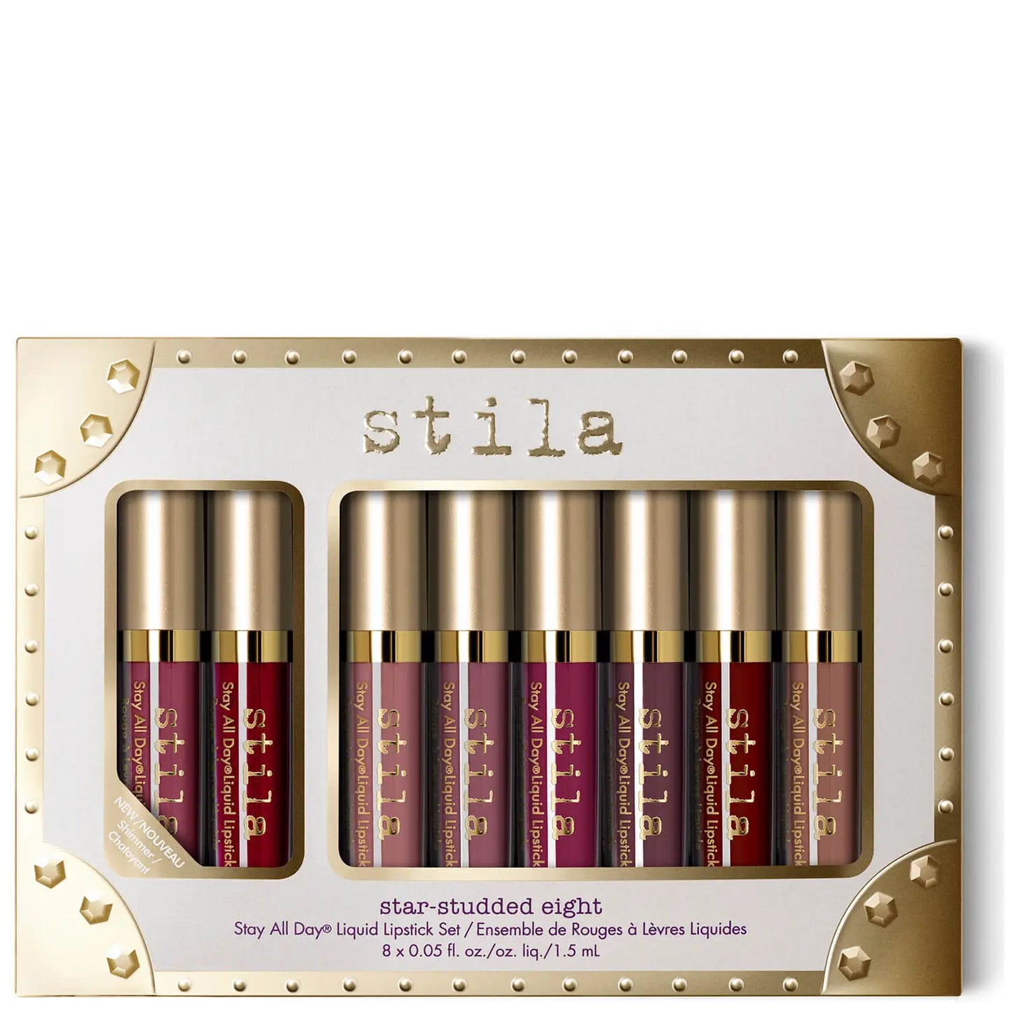 Stila Star-Studded Eight - Stay All Day Liquid Lipstick Set worth £64