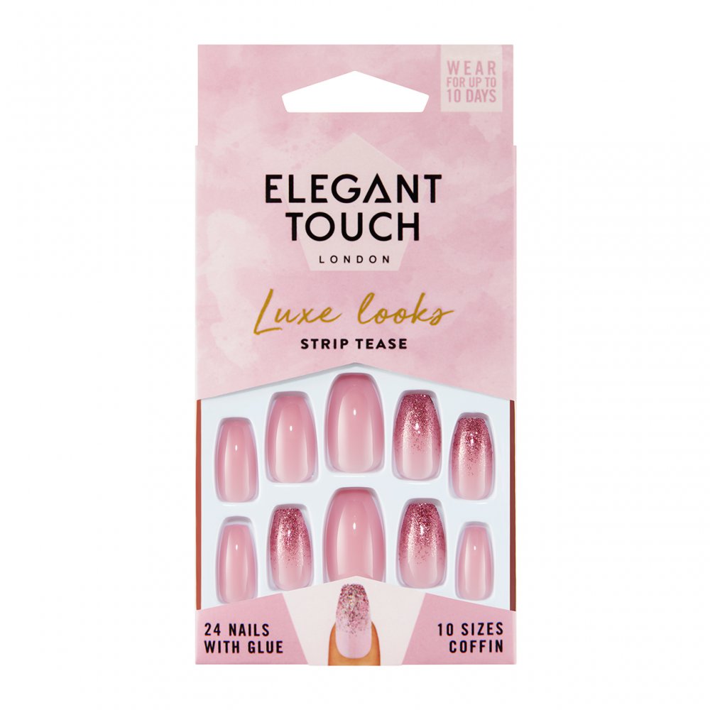 Elegant Touch Luxe Looks Nails Strip Tease