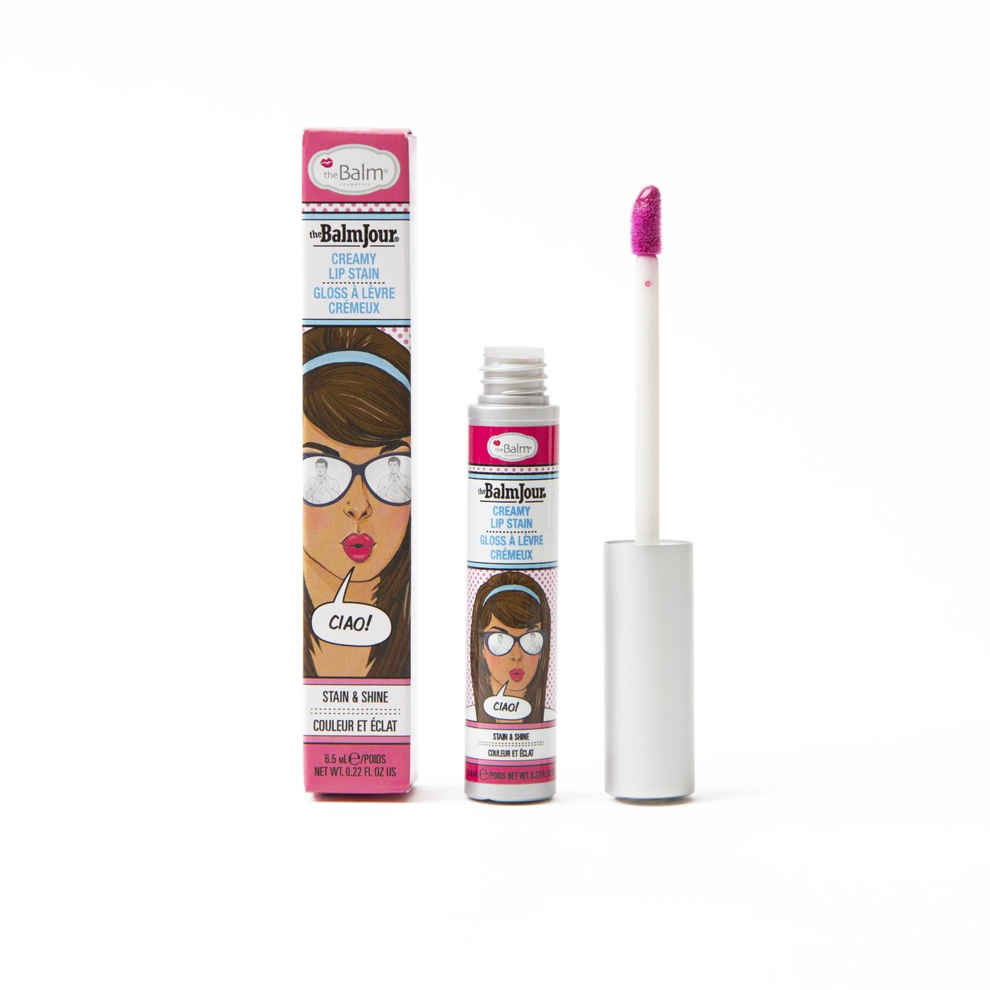 Load image into Gallery viewer, theBalm Cosmetics THEBALMJOUR® Lip Stain - Ciao! - Pink Magenta
