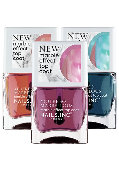 Load image into Gallery viewer, Nails Inc. That&amp;#39;s How I Roll Marble Effect Nail Polish
