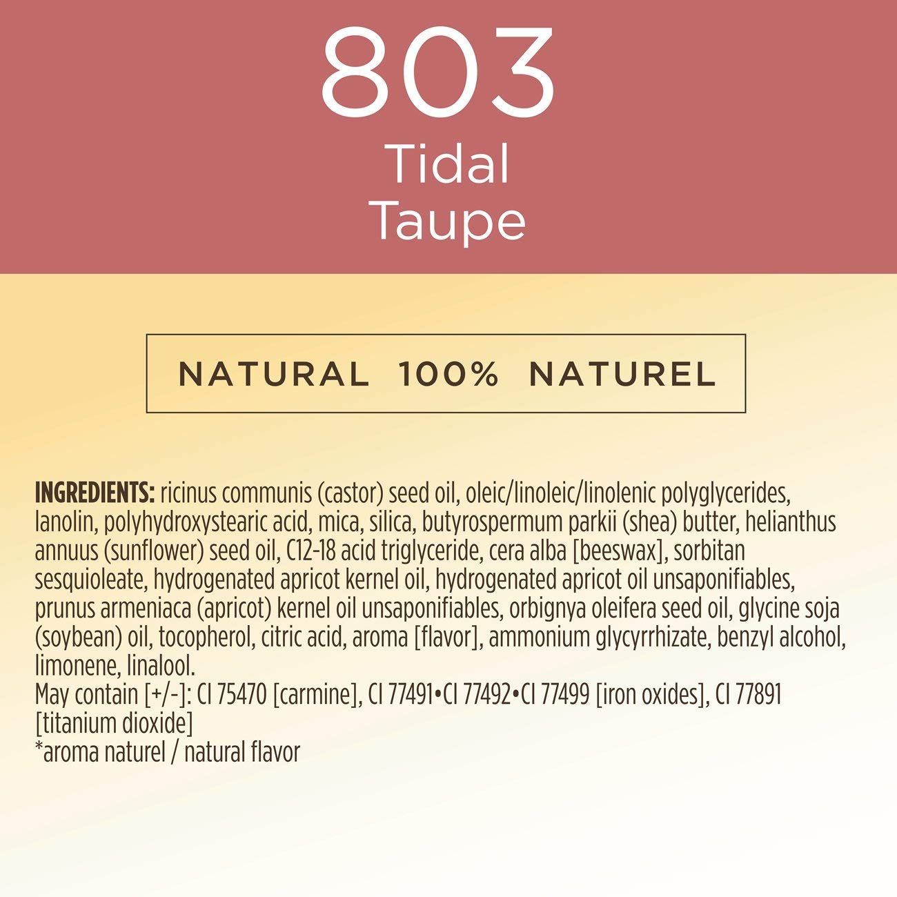 Burt's Bees Liquid Lipstick - #803 Tidal Taupe (0.21 oz/ 5.95 g)