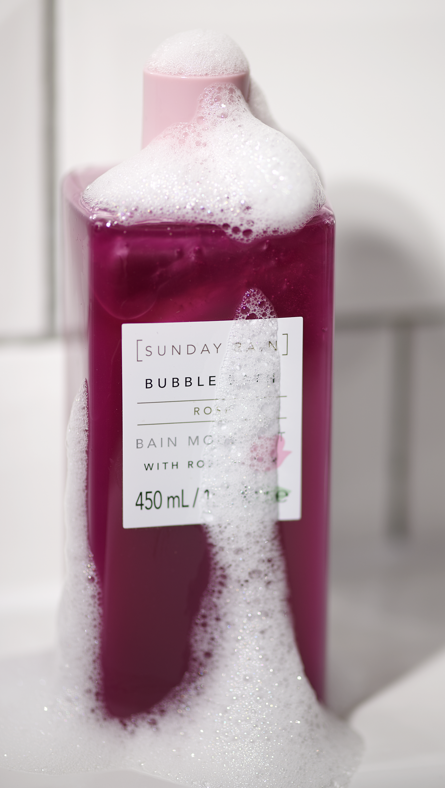 Sunday Rain Bubble Bath Rose, 450ml