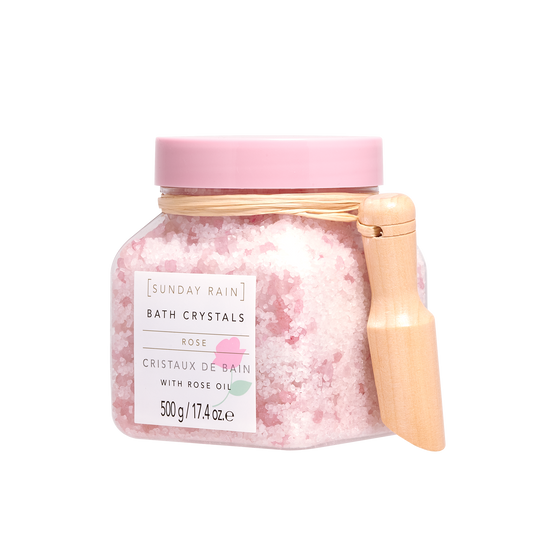 Sunday Rain Bath Crystals Rose, 500g