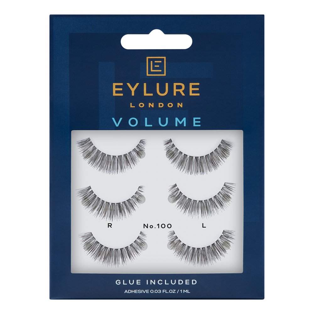 Load image into Gallery viewer, Eylure Volume 100 Lashes, Multipack 3 prs

