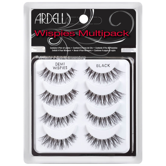 Ardell Wispies Demi Wispies Black Lashes - 4 Pack