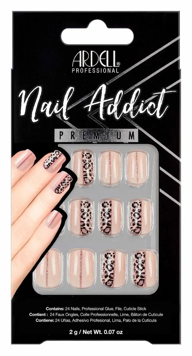 Ardell Nail Addict Premium Nails Cheetah Accent