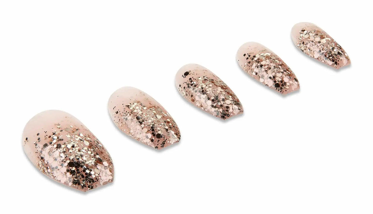 Ardell Nail Addict Premium Nails Dripping in Gold