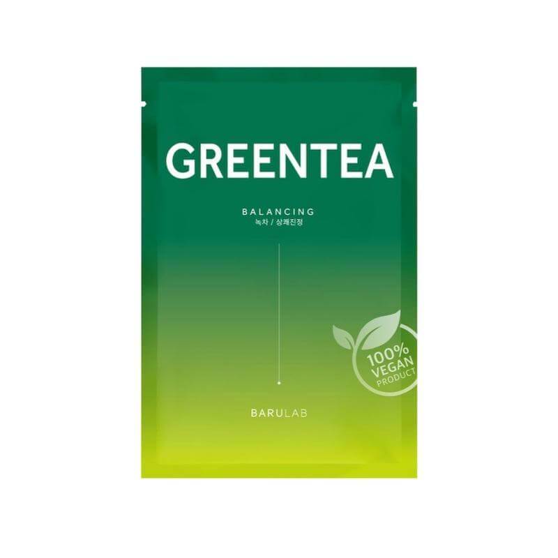 Barulab Balancing Green Tea Sheet Mask, 20ml