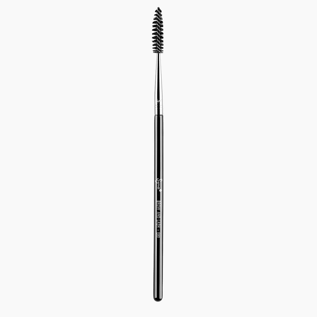 Load image into Gallery viewer, Sigma Beauty E80 Brow and Lash Brush - Black and Chrome
