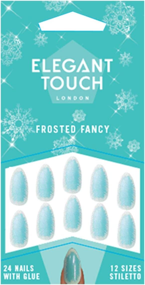Elegant Touch Christmas Nails - Frosted Fancy