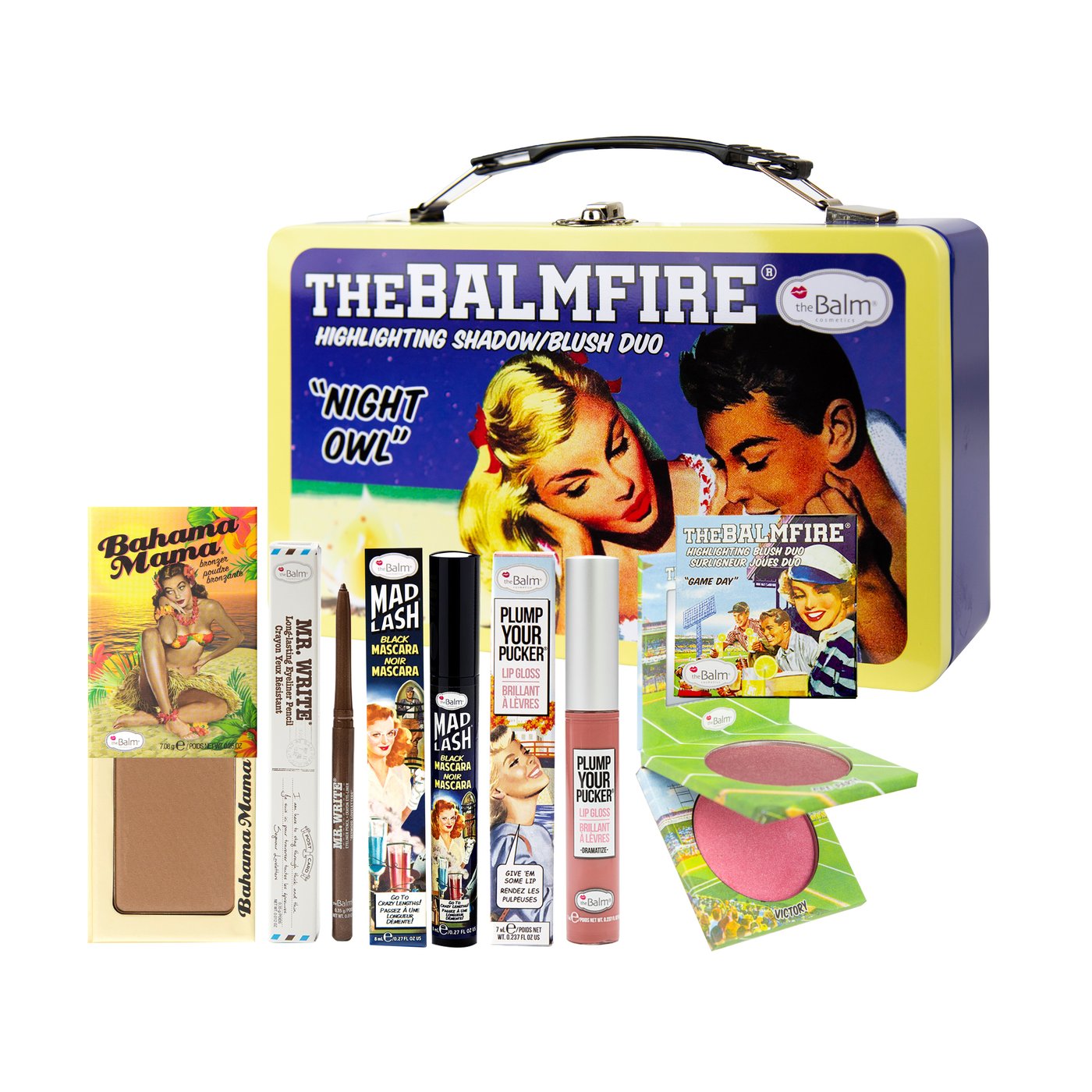 theBalm Cosmetics theBalm Fire Lunchbox Rock 'N' Rose Limited Edition
