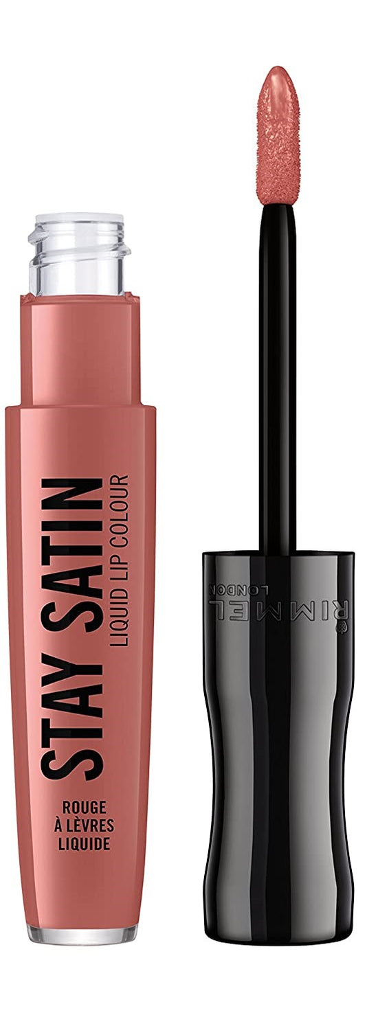 Rimmel London Stay Satin Liquid Lipstick, Shoulder Pads, 5.5 ml