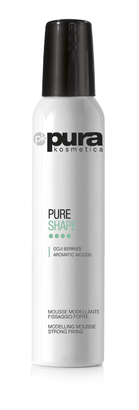 Pura Kosmetica Pure Shape Modelling Mousse - Volumising Strong Hold, 300ml
