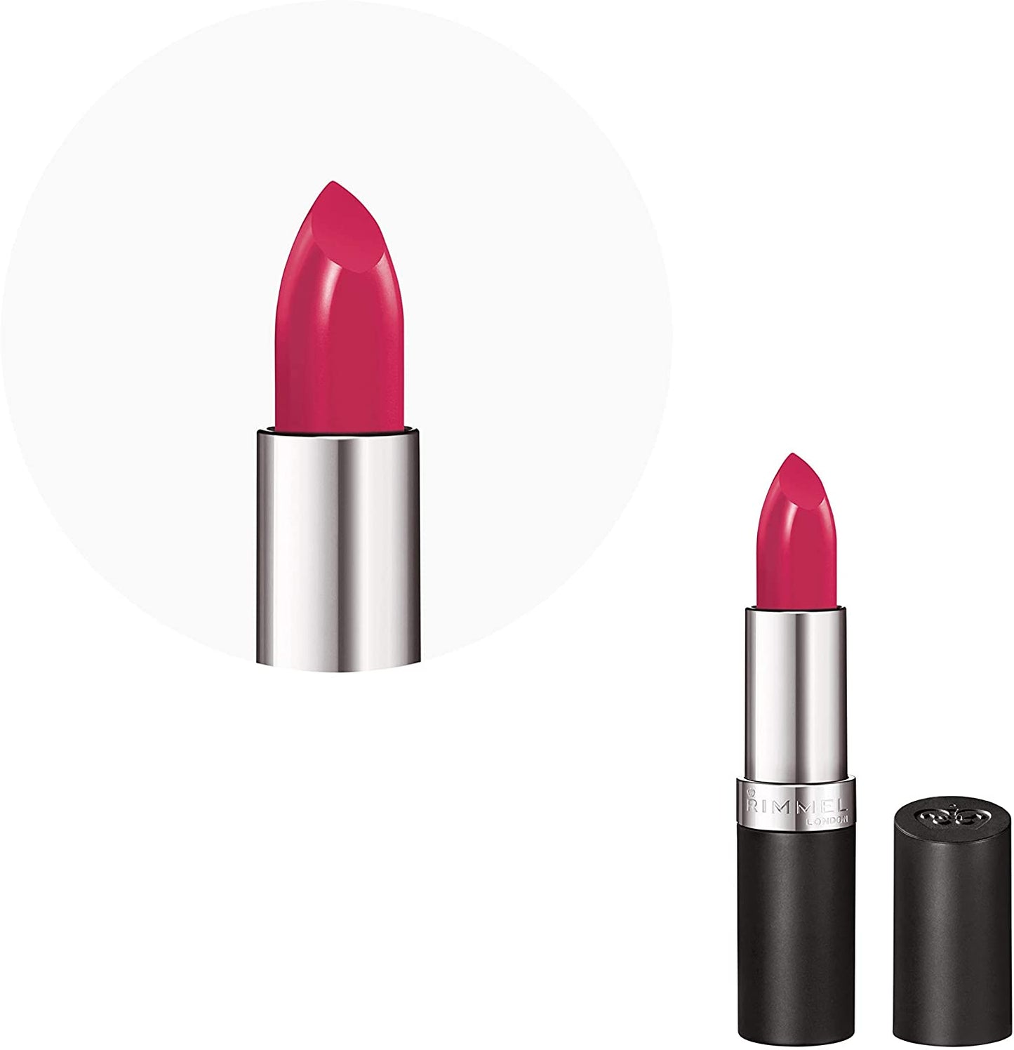 Load image into Gallery viewer, Rimmel London Lasting Finish Lipstick, 5 Rosy Pink, 4g
