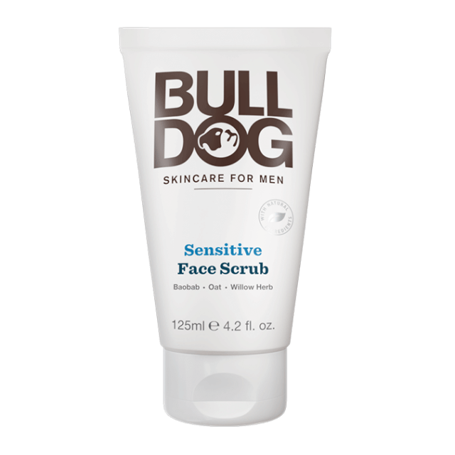 Bulldog Skincare for Men Sensitive Face Scrub, 125ml