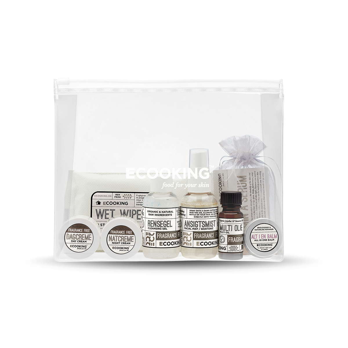 Ecooking Starter Kit Fragrance Free with Cleansing Gel