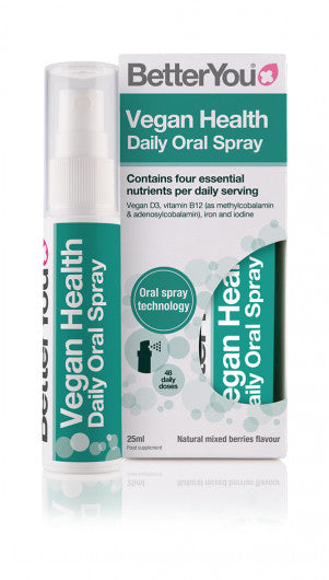 Better You Vegan Health Oral Spray - 25ml - Scientifically formulated to support a vegan diet